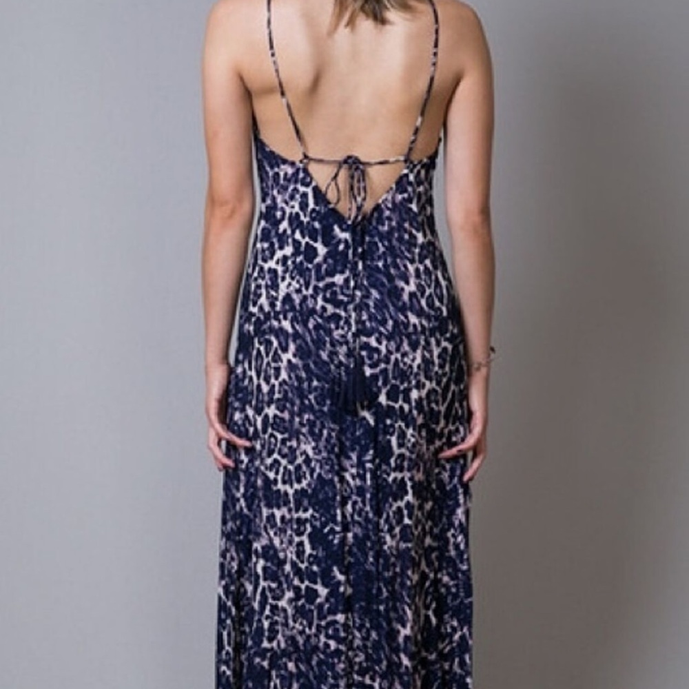 Hudson North - Plus Size Satin Midi Slip Dress, Open Back